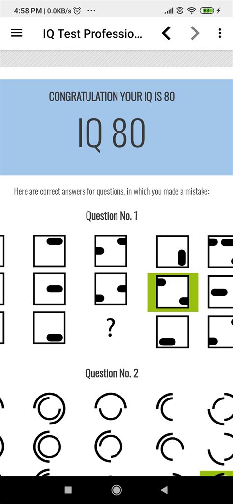 Free IQ Test .